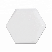 Supplier White Hexagon Non Slip Mirror Ceramic Bathroom Floor and Wall Tile